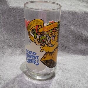 Vintage 1981 Muppets The Great Muppet Caper McDonald's Glass Single